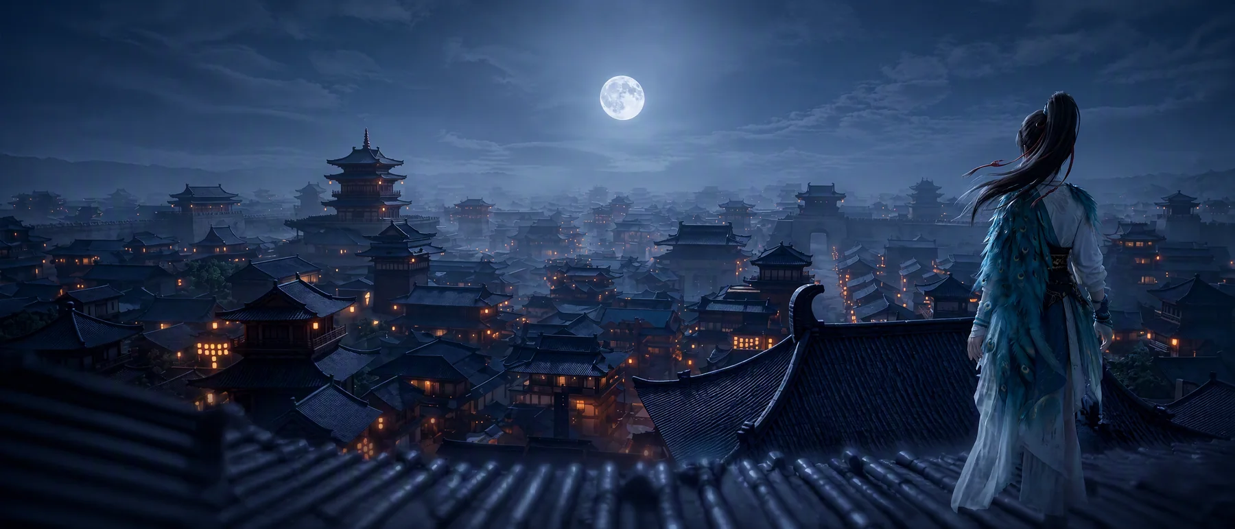 玄月城 · 夜