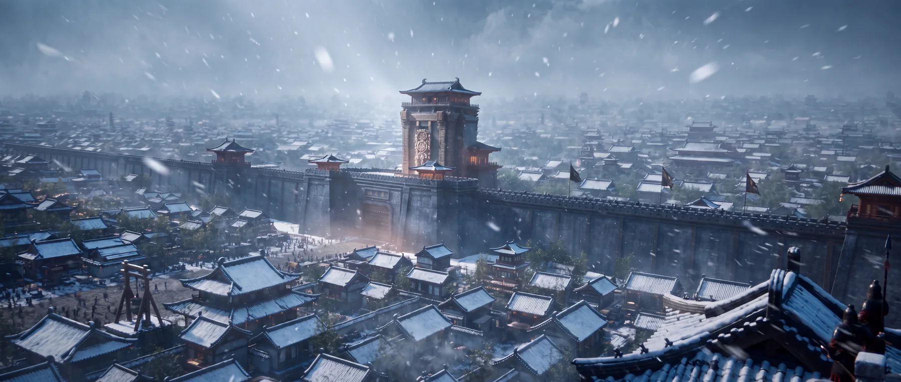 玄月城 · 雪